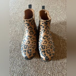 HUNTER CHEETAH RAIN BOOTS